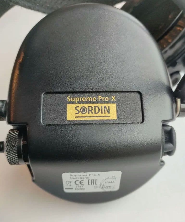 SORDIN Supreme Pro-X 　電子イヤーマフ　ネックバンド