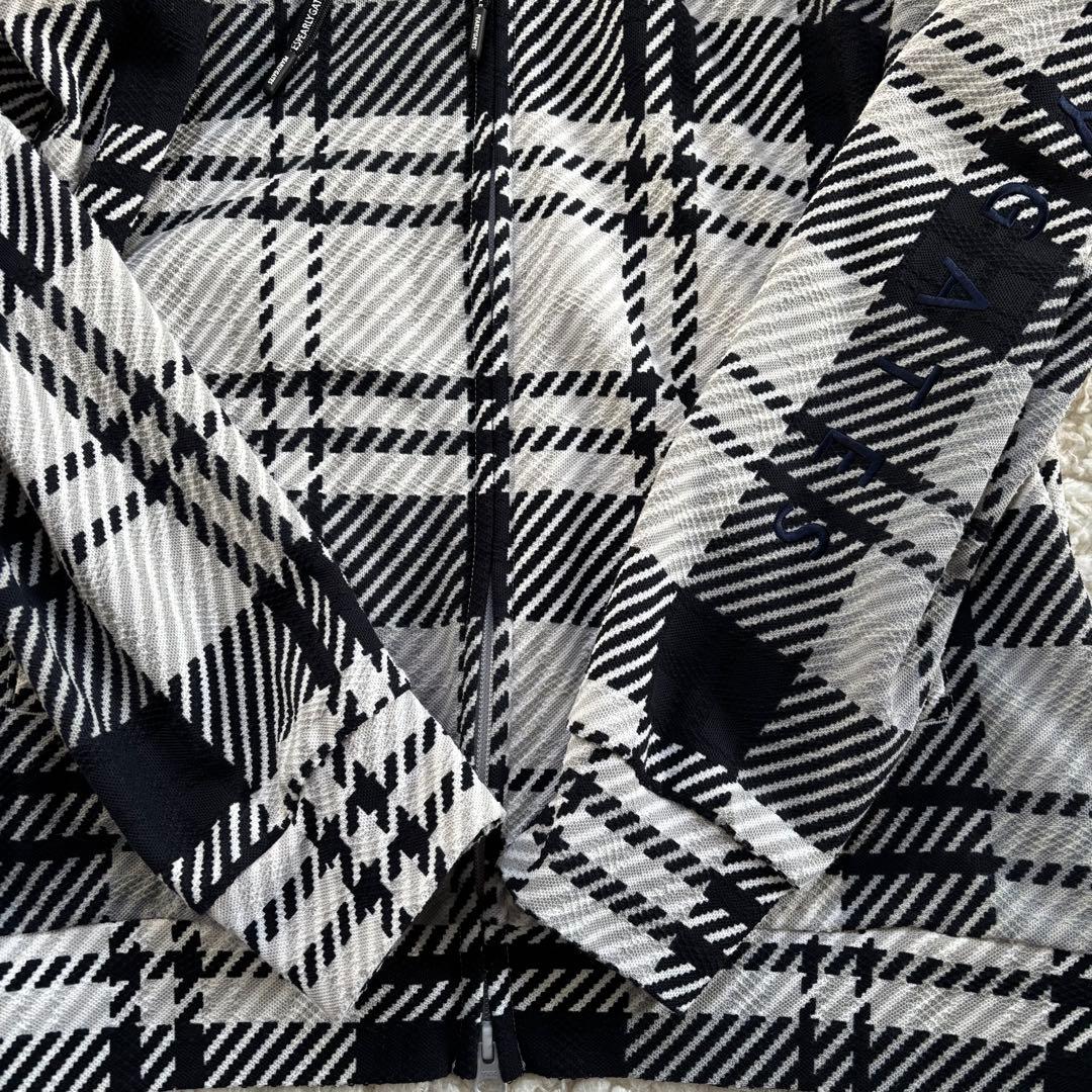 未使用級PEARLY GATES フード パーカー ジャケット ホワイト系 L