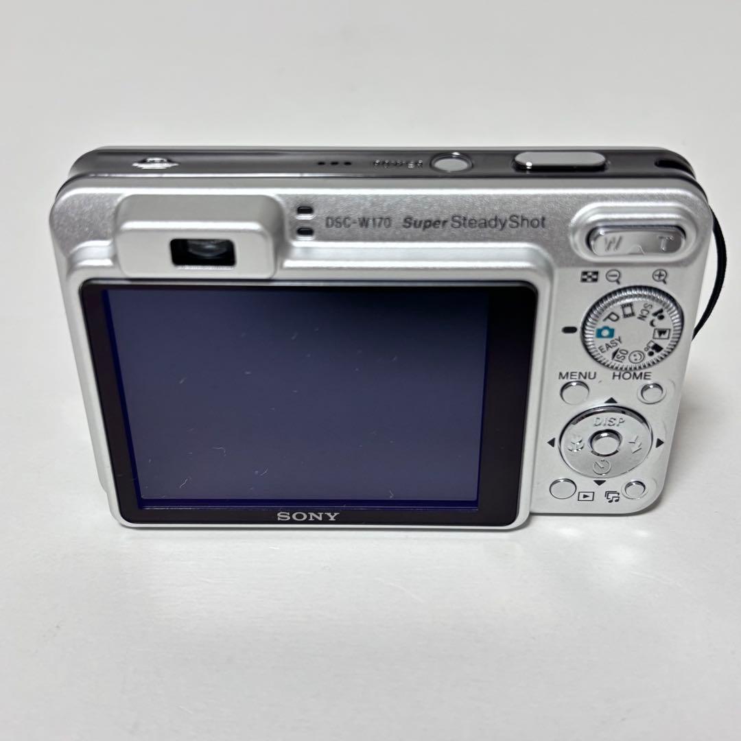 SONY Cyber-shot DSC-W170 デジカメ　コンデジ シルバー