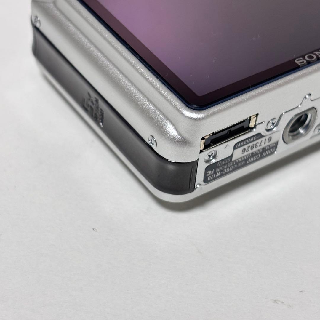 SONY Cyber-shot DSC-W170 デジカメ　コンデジ シルバー