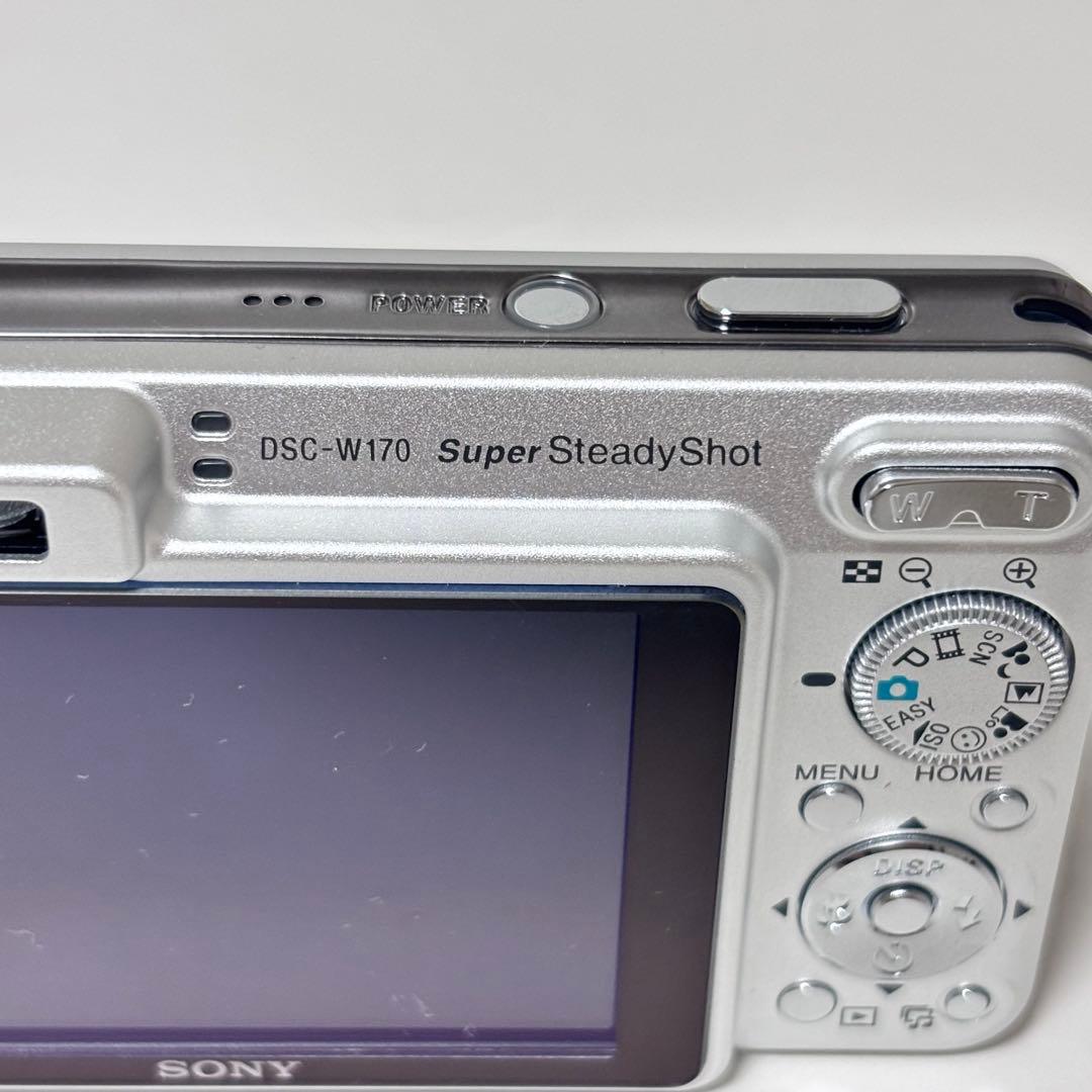 SONY Cyber-shot DSC-W170 デジカメ　コンデジ シルバー