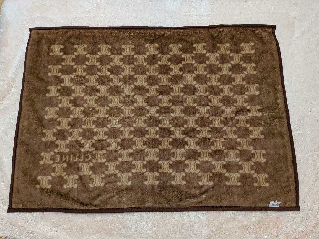 新品　タグ付 CELINE セリーヌ ブランケット ハーフケット ブラウン