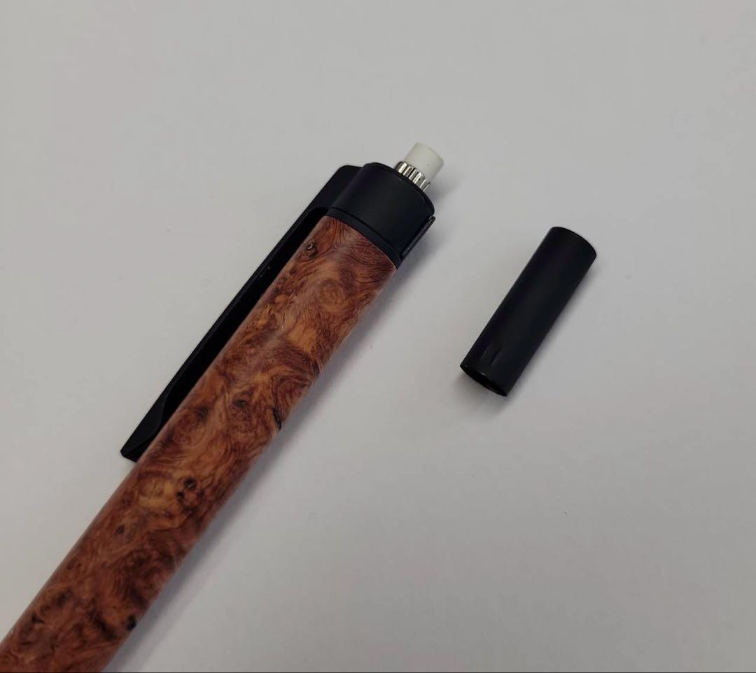 ラダイト　エバードロー 銘木モデル　花梨瘤 　Luddite シャーペン