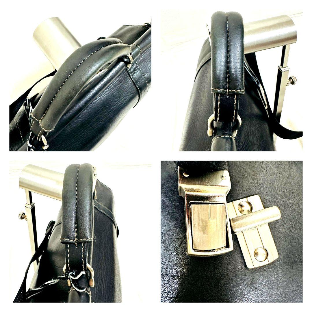 極美品 ウィルソンズレザー 2way ビジネスバッグ ブリーフケース 2室本革