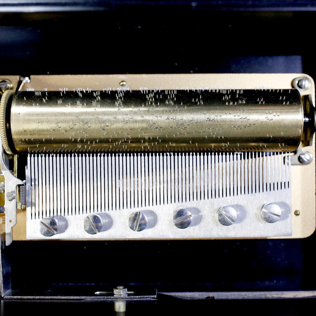 【美品】リュージュ 高級オルゴール ７２弁 アヴェマリア ３パート ローズウッド