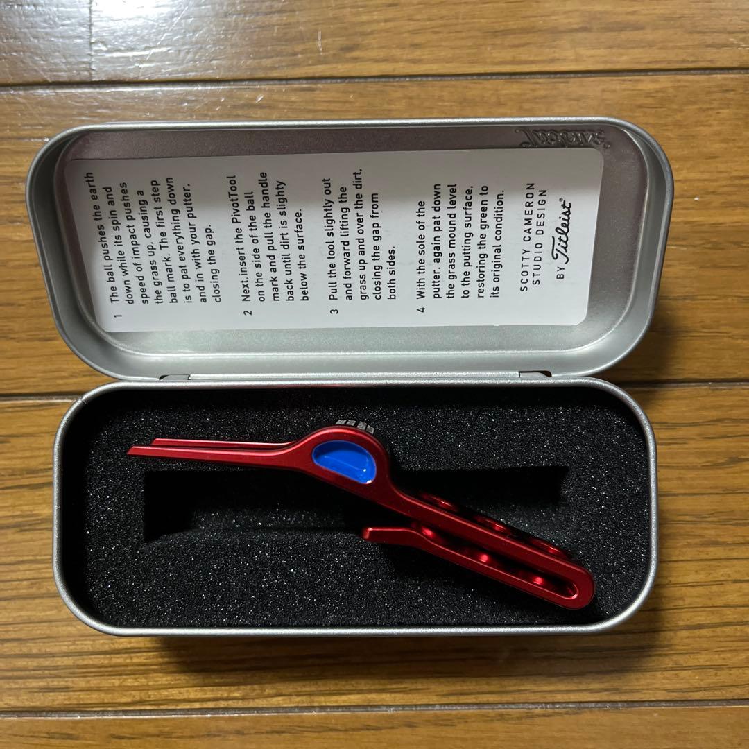 SCOTTY CAMERON グリーンフォーク 赤 ケース付き