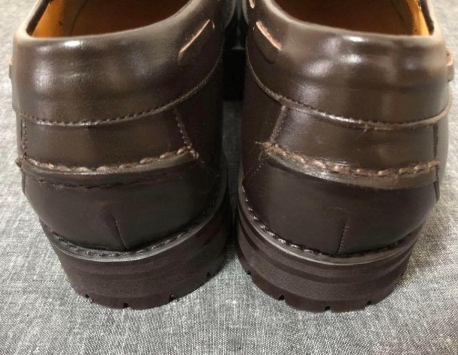 室内試着のみ ヒロシツボウチ EDFICE　デッキ　ローファー　WH