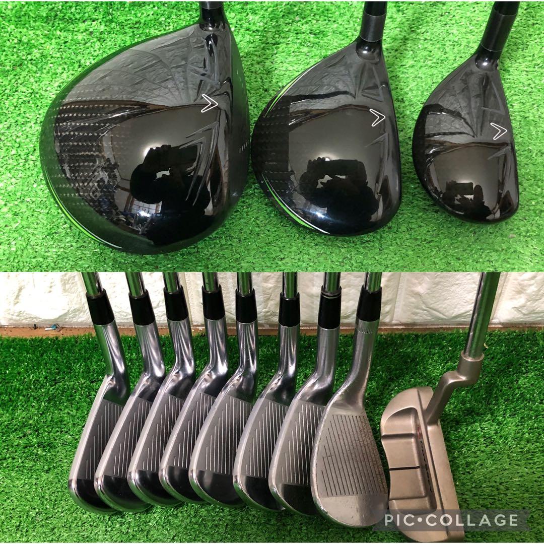 初心者おすすめ☆メンズ ゴルフクラブセット☆キャロウェイ☆高級キャディバッグ付