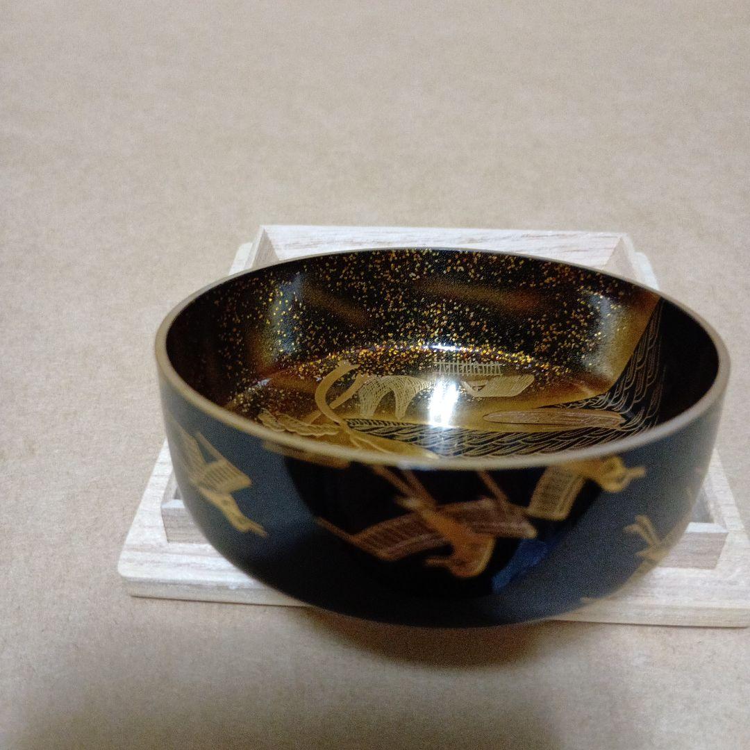 茶道具　須磨蒔絵内梨地大棗