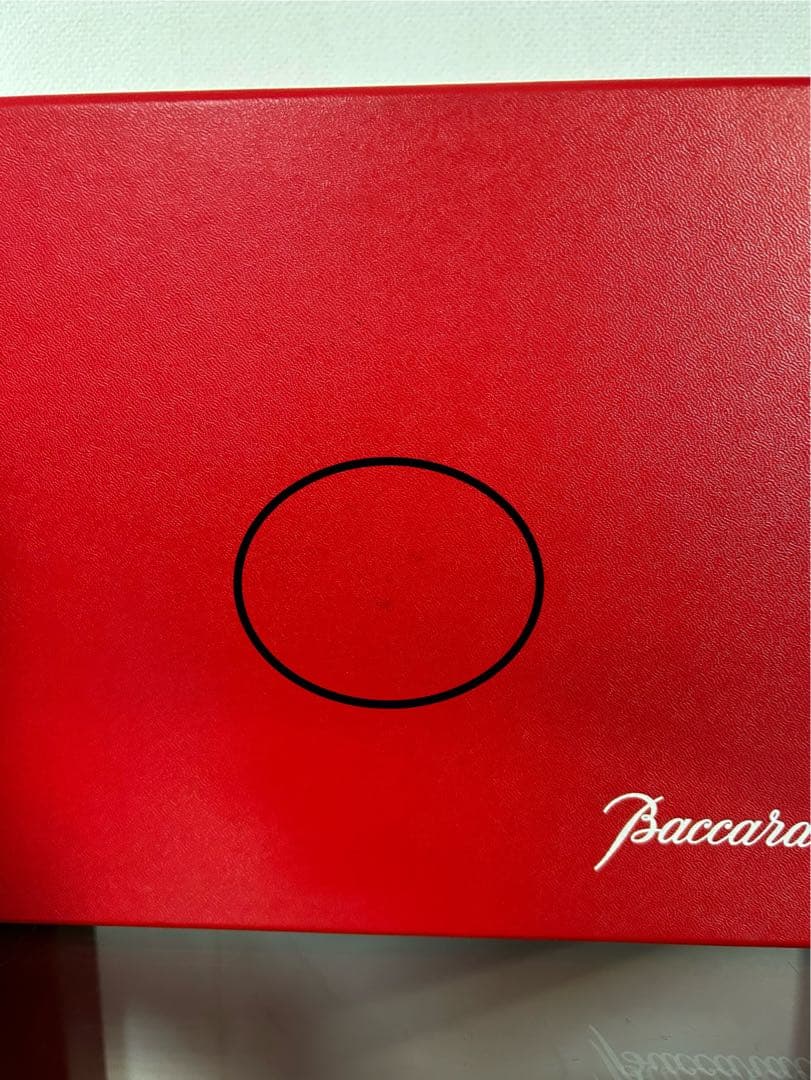 [未使用品]Baccarat (バカラ)トルネード　ベース　クリスタル　花瓶