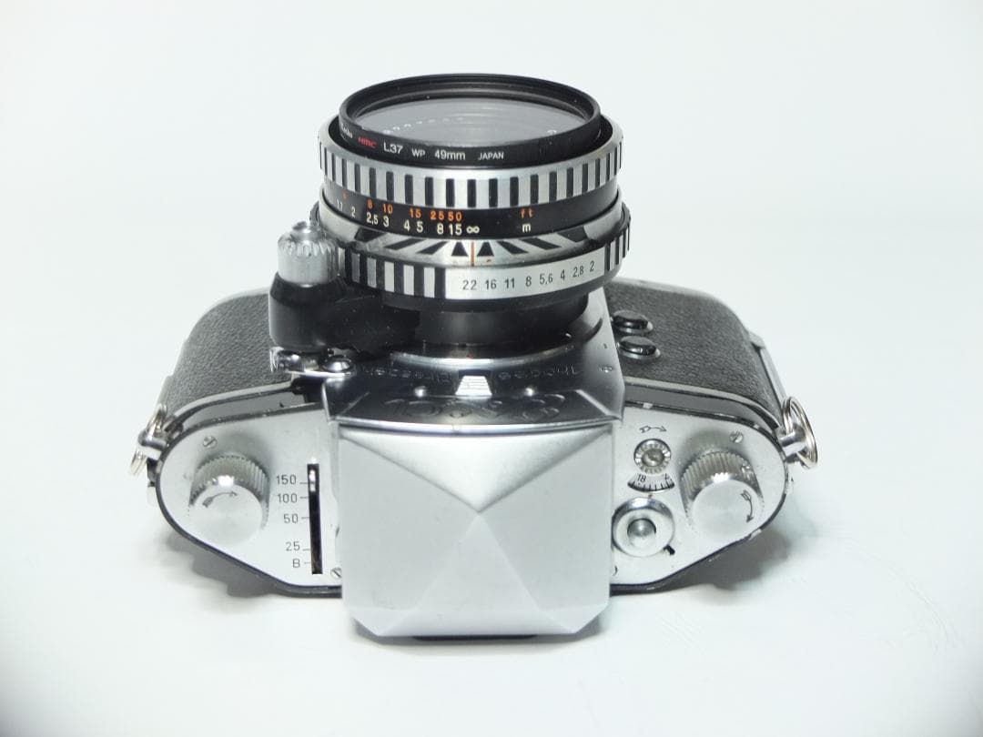 「実写確認整備品」イハゲーEXA／パンカラー50mmf2ゼブラ仕様L37付