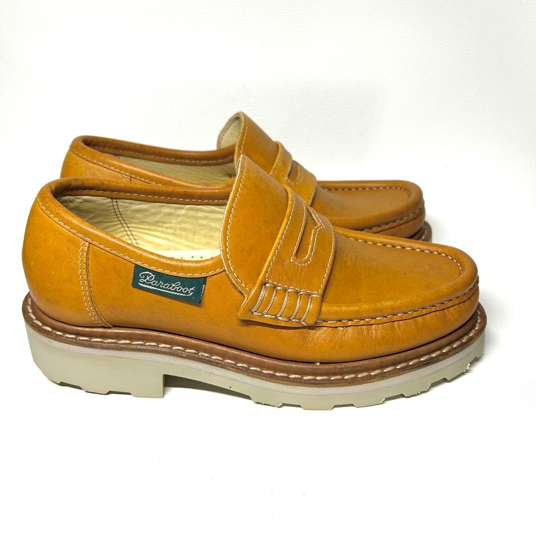 【レア】パラブーツ モカシンローファーsize5【美品】