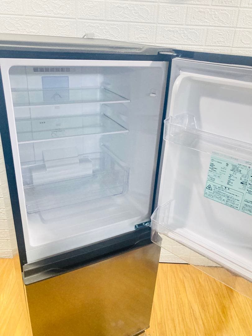 ② アクア AQUA ノンフロン冷凍冷蔵庫 135L AQR-14N 22年製