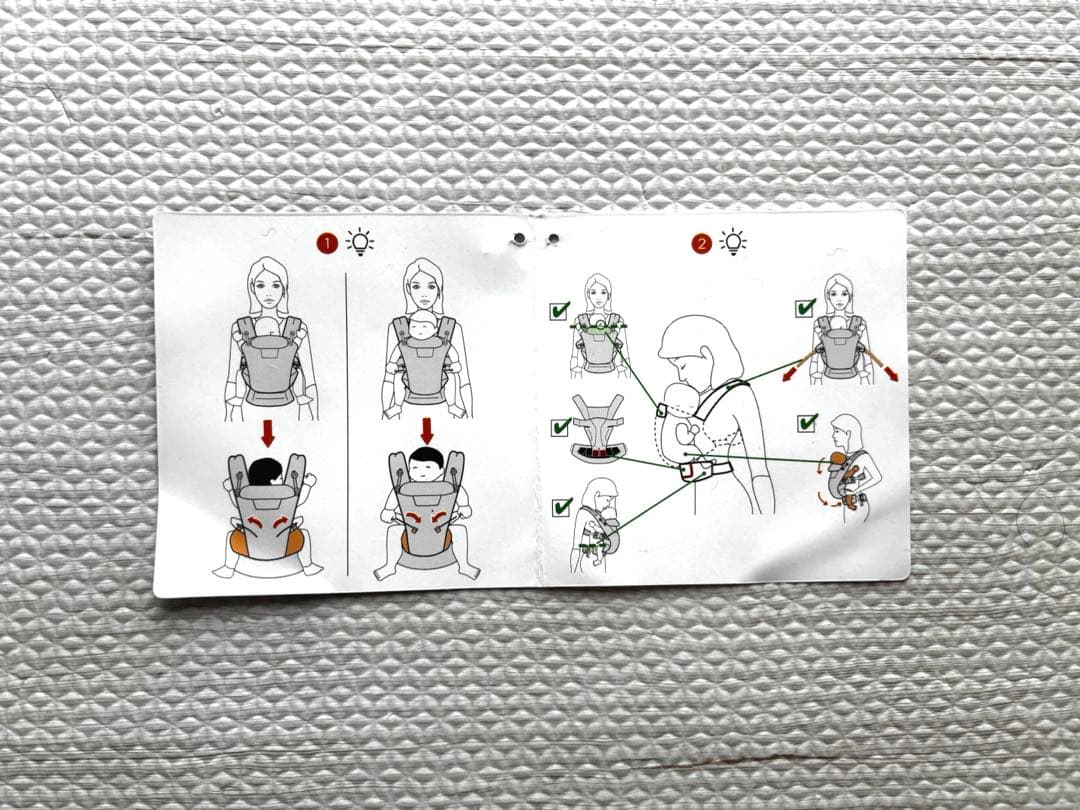 エルゴベビー OMNI Breeze ネイビー　前向き可