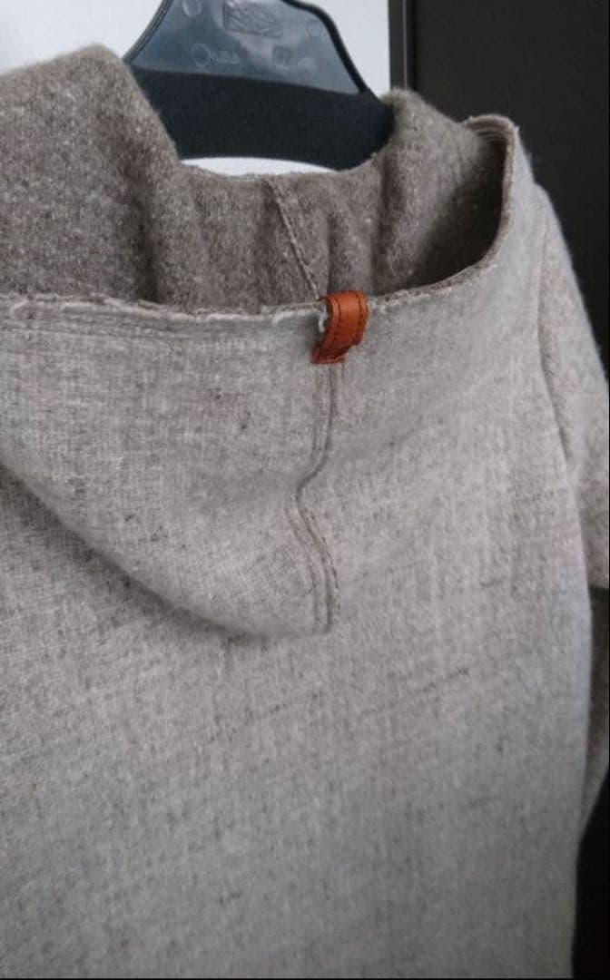 パラスパレス ウールフード付きコート