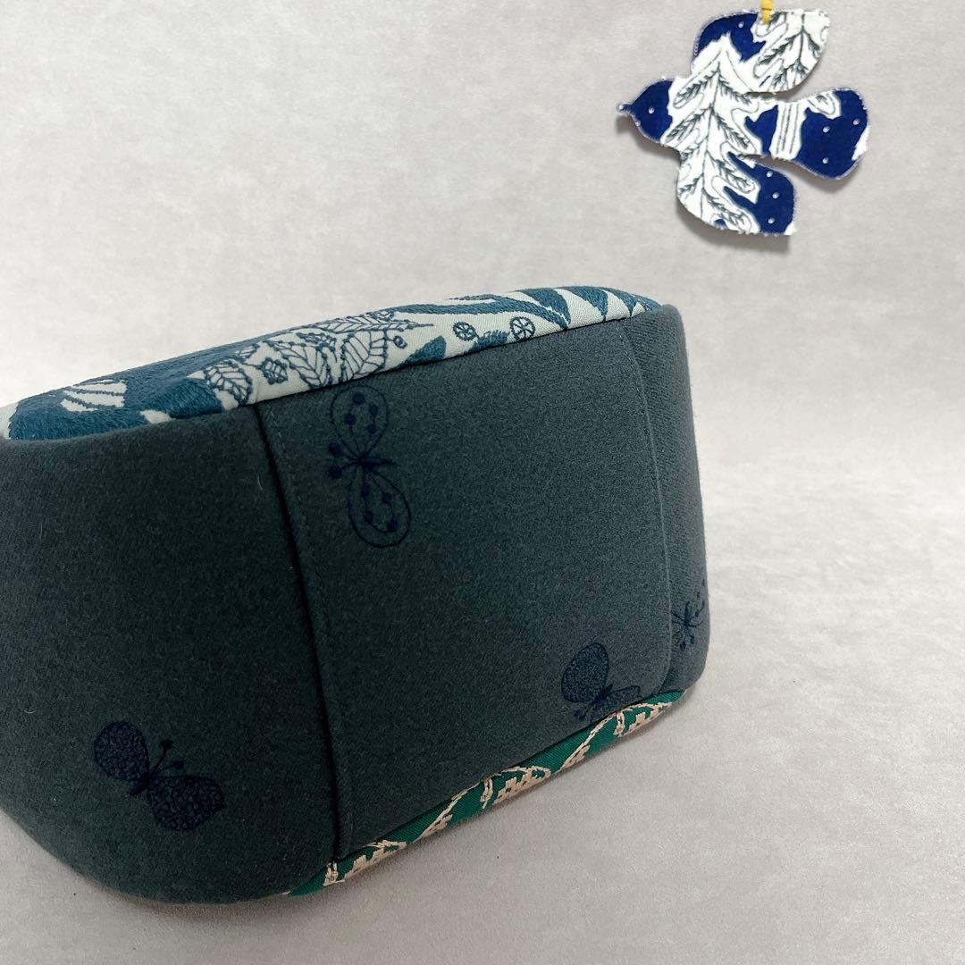 ハンドメイド　ミナペルホネン　まぁるいBANEGUCHIバッグ⑅︎◡̈︎*