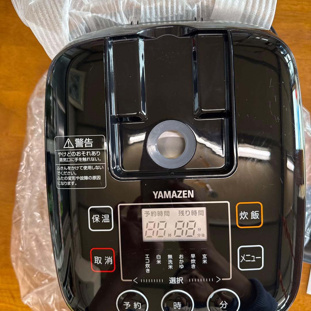 新品　RICE COOKER マイコン式炊飯ジャー　YJC−300(b)ブラック