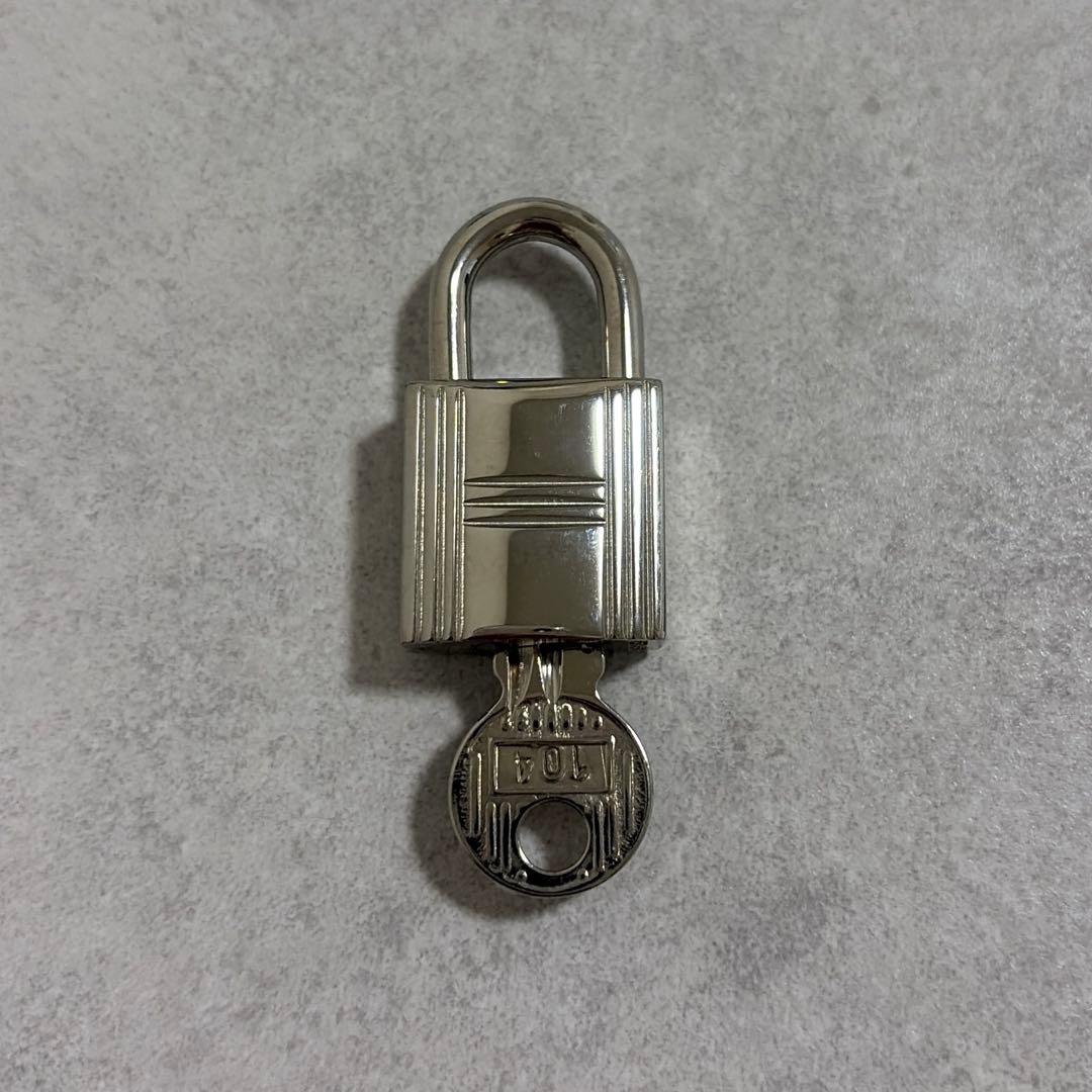 HERMES エルメス カデナパドロック 南京錠 No.104 シルバー
