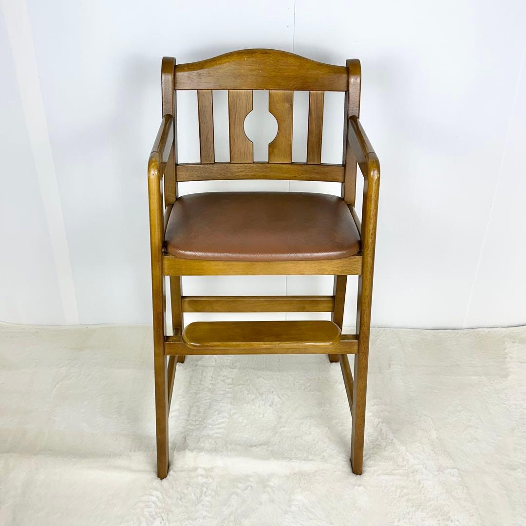 karimoku ダイニングチェア ブラウン　子供用チェア