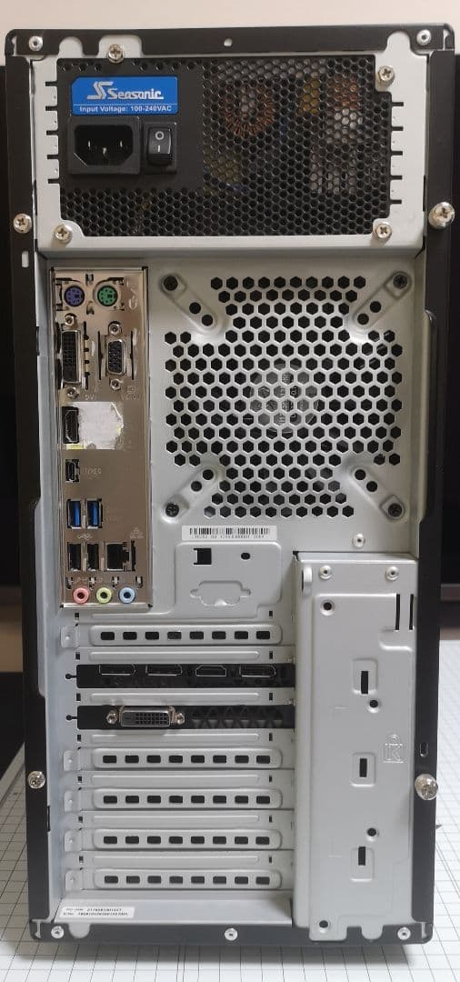 H170 6700GTX1070ツクモBTO G-GEAR GA7J-G82/T