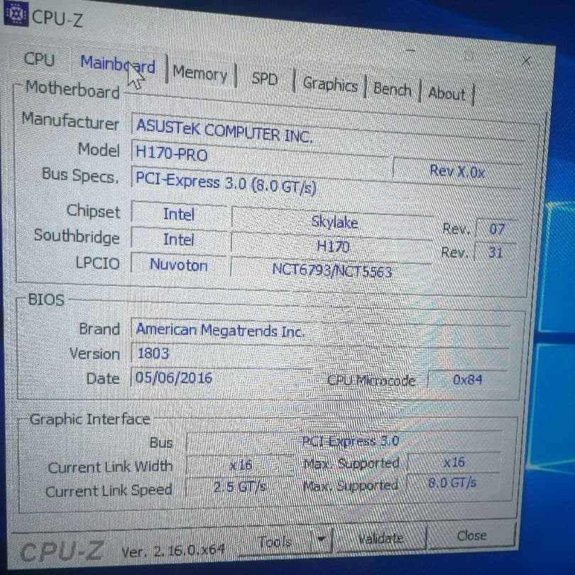 H170 6700GTX1070ツクモBTO G-GEAR GA7J-G82/T