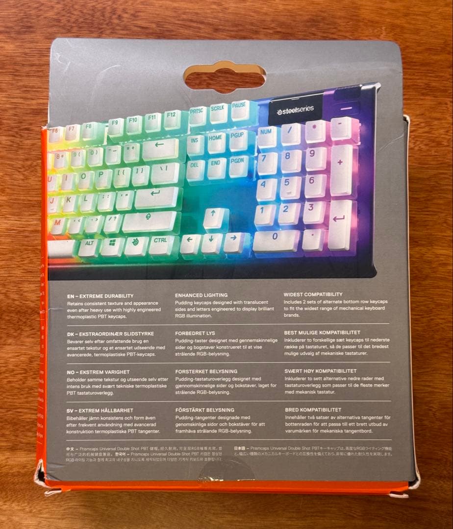 steel series APEX PRO TK(US) + 純正白キーキャップ