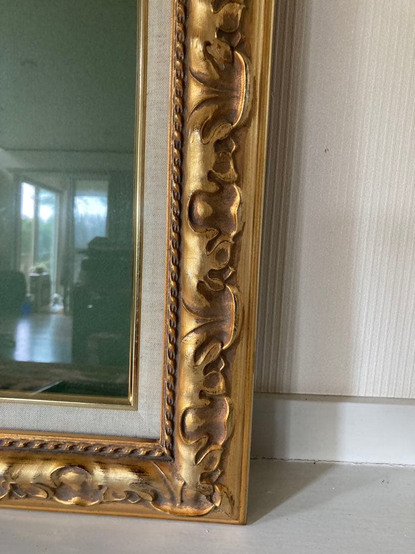 新品　F8 油絵　油彩　額縁　フレーム　金　ゴールド　ヨーロピアン