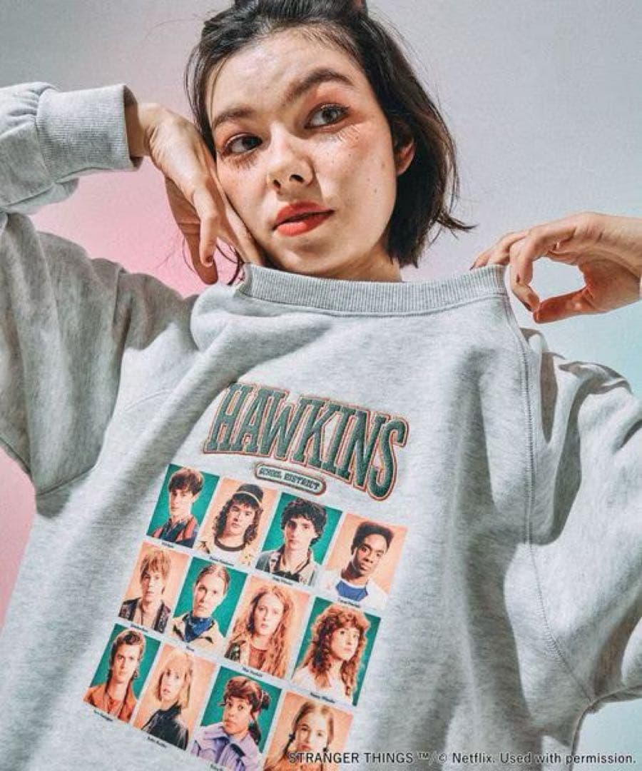 Stranger things ニコアンド　Mサイズ