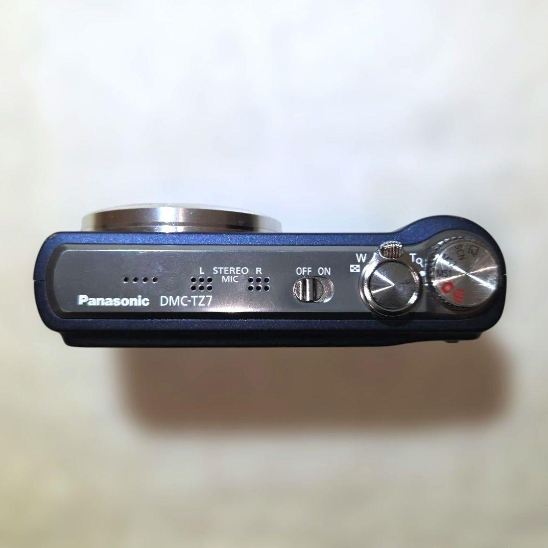 パナソニック Panasonic LUMIX DMC-TZ7 デジカメ 紺色
