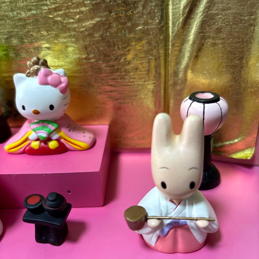 ハローキティ雛吉徳大光ひな祭り キャラクター人形セット