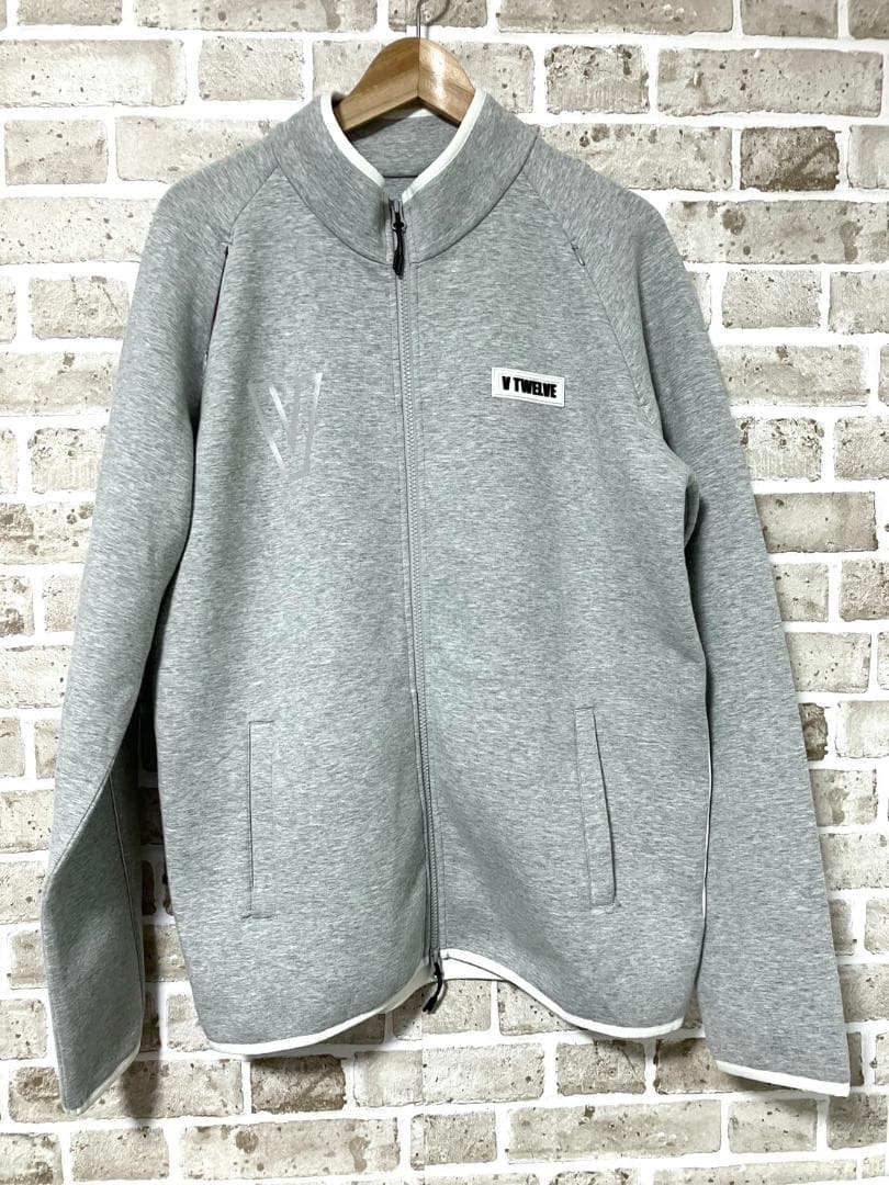 【ゆったりサイズ✨】V12 メンズ フルジップジャケット XL グレー