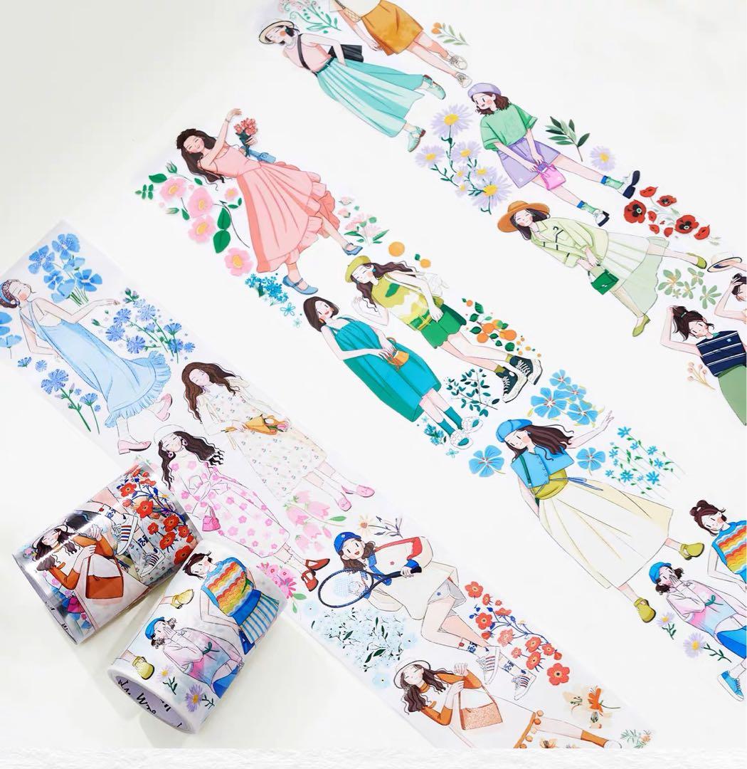 ⭐️SALE⭐️WT《一笔悠然》海外マスキングテープ　マステ 【1328】