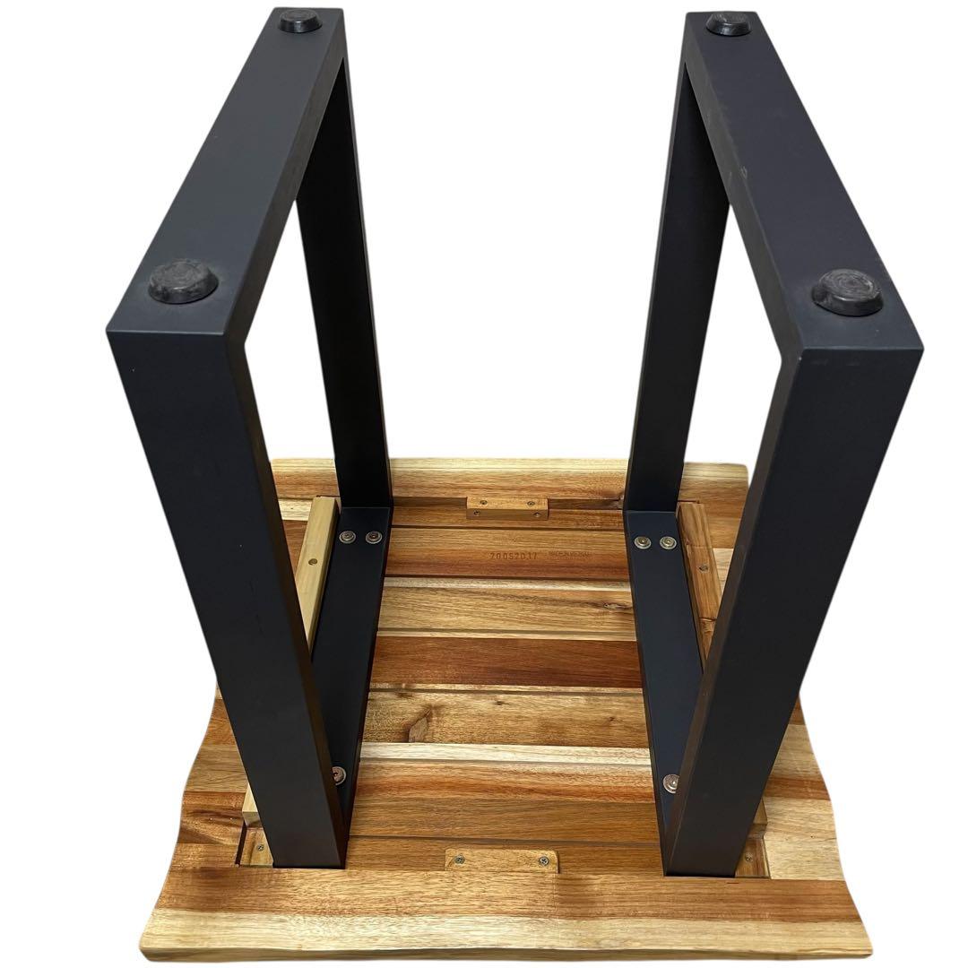 高級　ベトナム製　座卓としても使えるモンキーポッド　一枚板　ダイニングテーブル