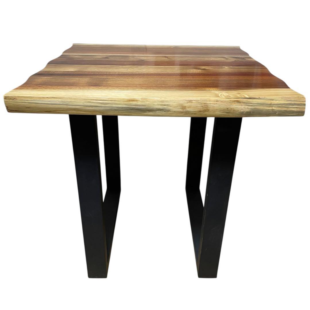 高級　ベトナム製　座卓としても使えるモンキーポッド　一枚板　ダイニングテーブル