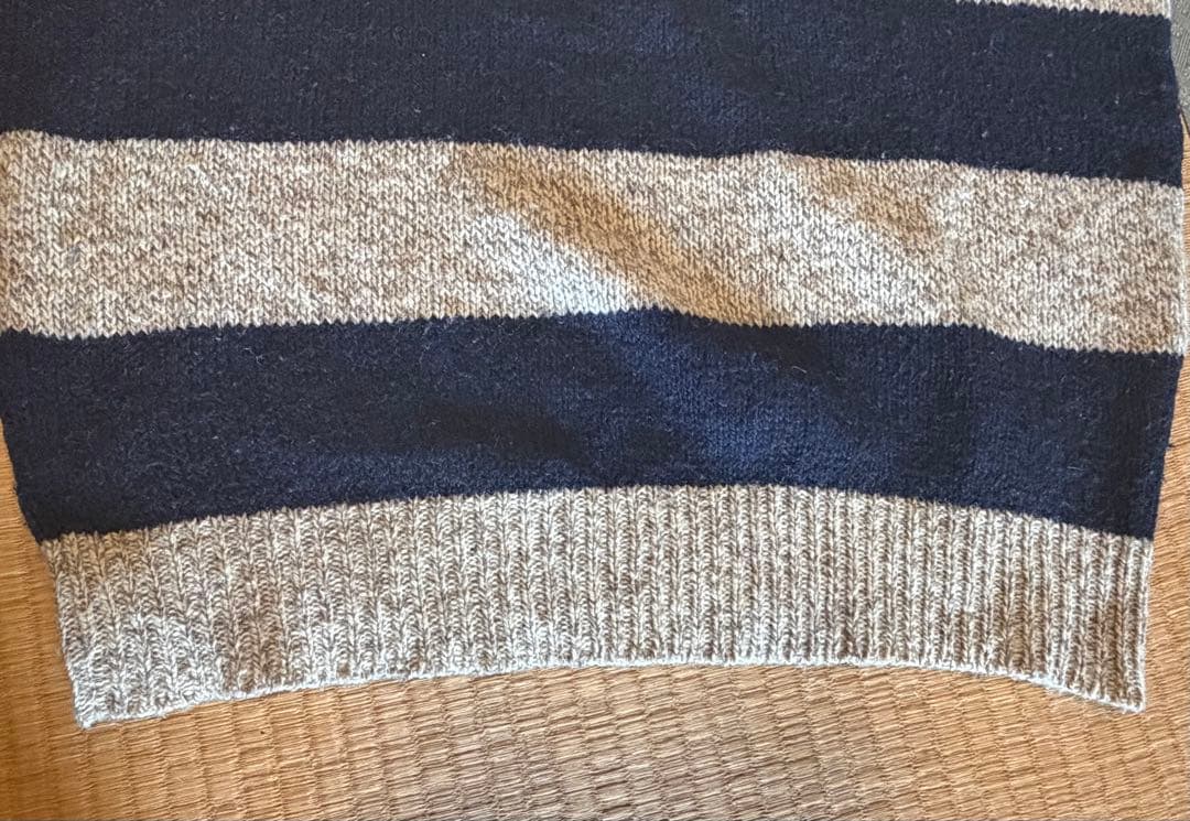 1980s USA製　L.L.BEAN 　ボーダー　ニットセーター　サイズXL