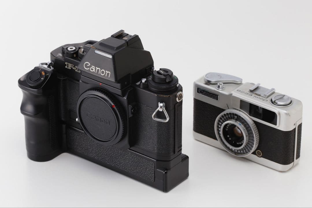 No.52_ Canon NEW F-1ボディ/Canon demi 2種セット