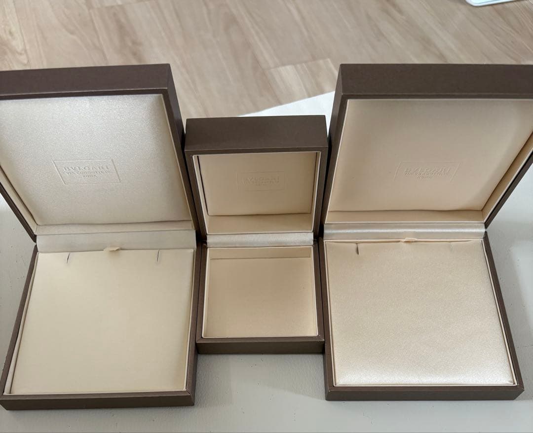 ブルガリ 空箱 3点セット 正規品 ジュエリーボックス