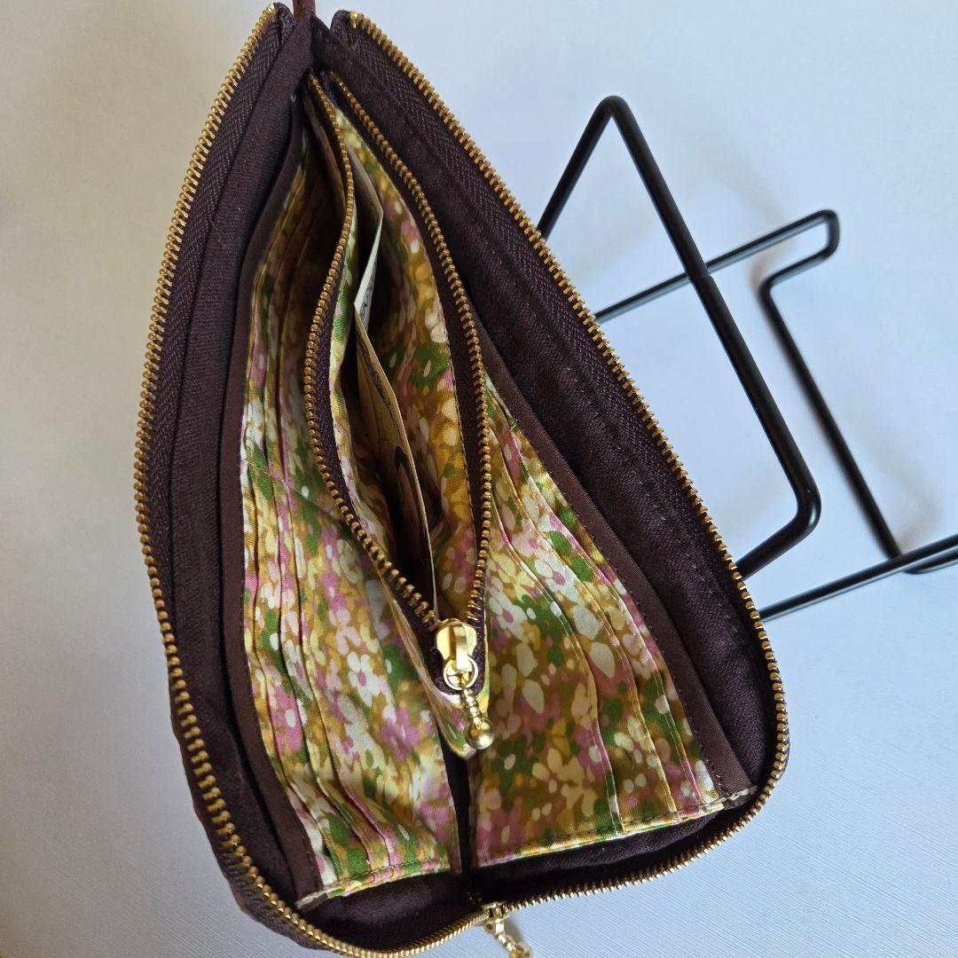 らてさら☆らぐどーる様　マチ広トートバッグ　L字ファスナー長財布