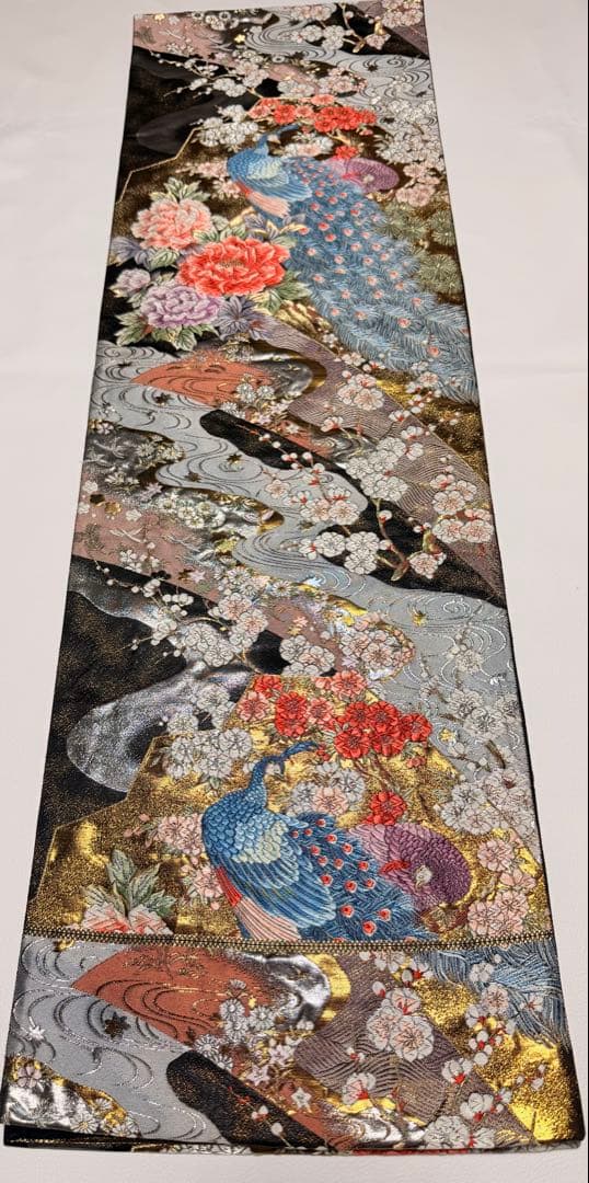 高級 袋帯 正絹 六通柄 純金箔24K ゴールド フォーマル 留袖 訪問着