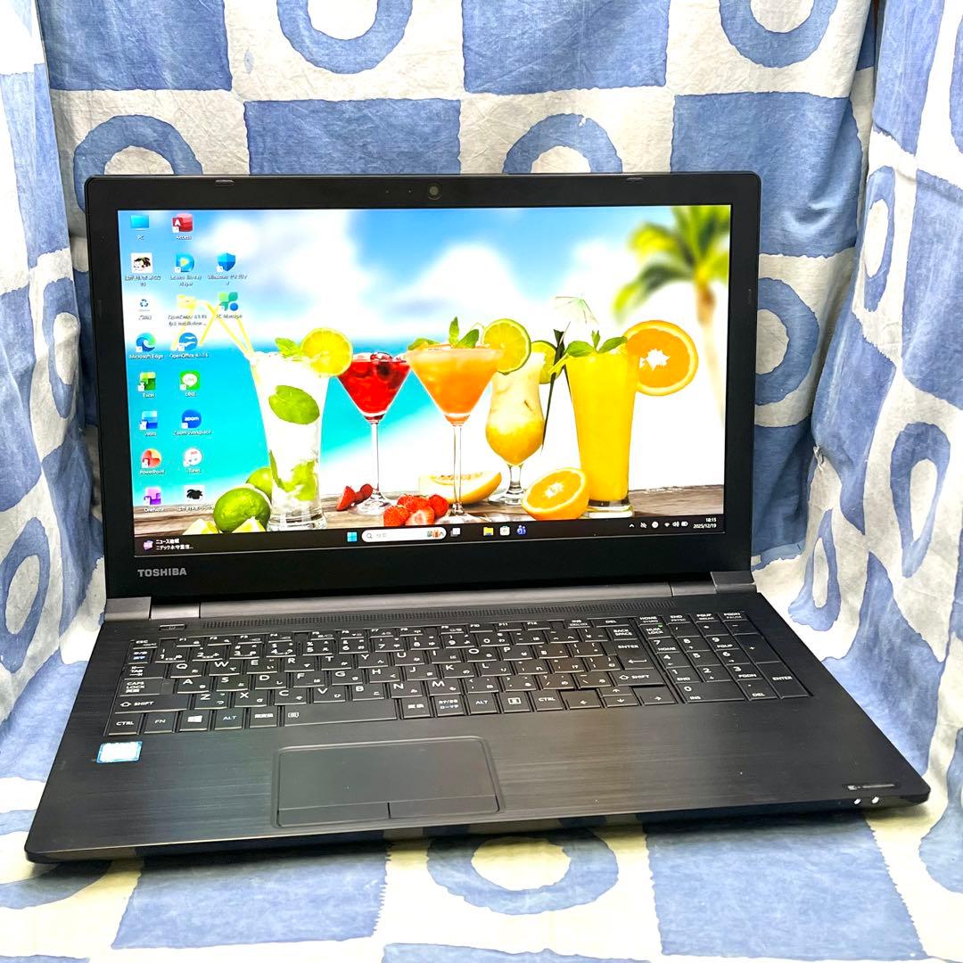 爆速SSD500G☆i5☆大人な黒ノートパソコン♪カメラ付！第6世代！Win11