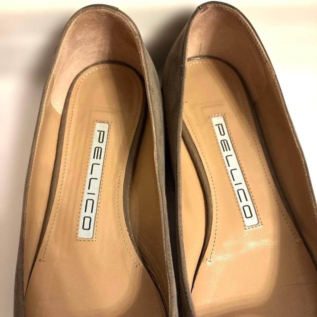 PELLICO ペリーコ　パンプス　フラットシューズ　35 エトープ　ベージュ