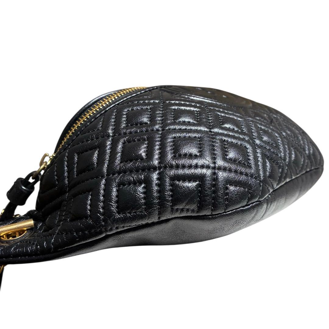 Tory Burch トリーバーチ ウエストバッグ キルティングレザー BLK