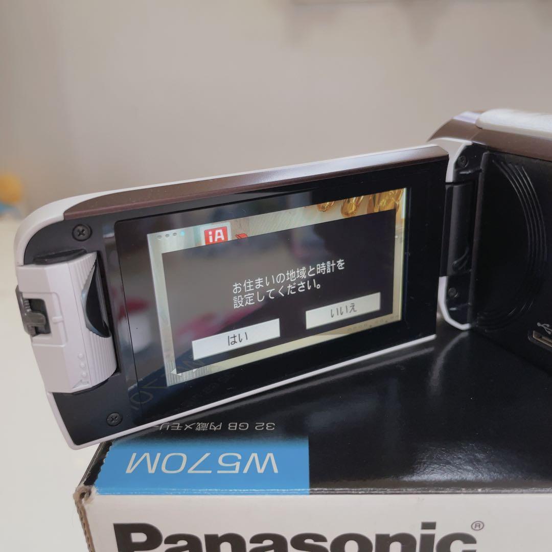 【美品】Panasonic HC-W570M ビデオカメラ 本体