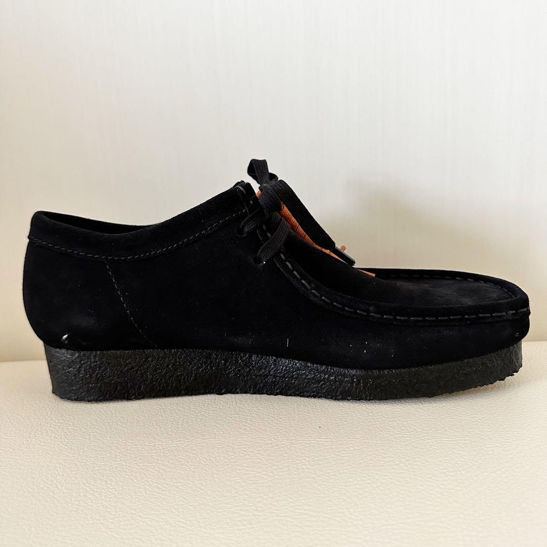 【新品】クラークス CLARKS ワラビー ブラックスエード 26cm