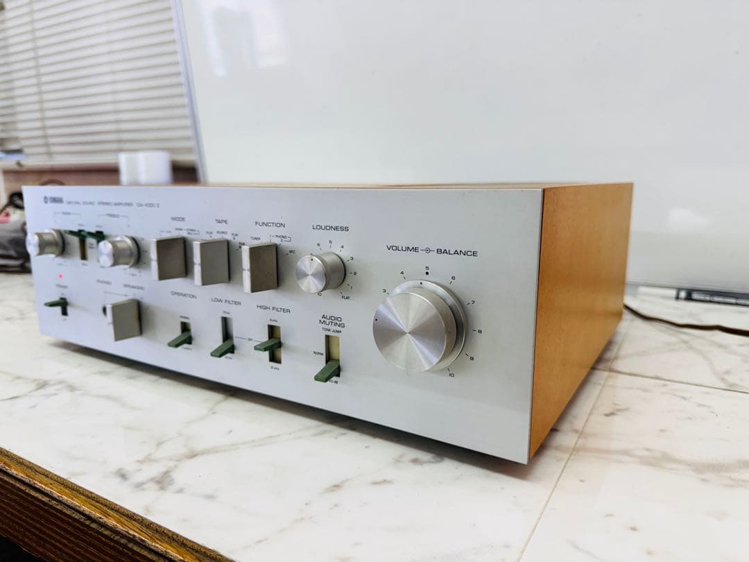 YAMAHA ヤマハ　CA-1000II プリメインアンプ レトロ　動作品