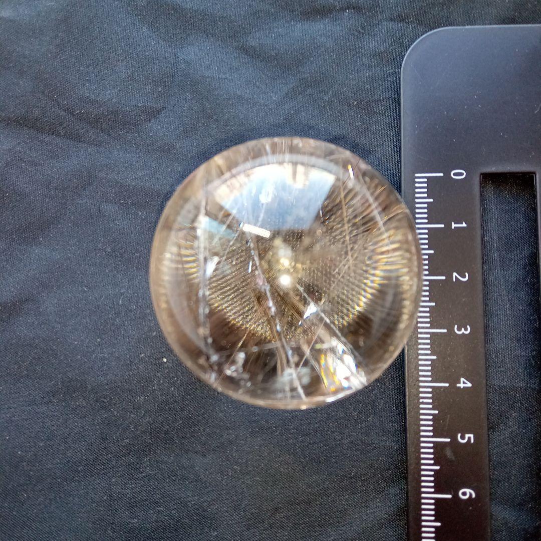 ルチルクオーツ　５センチ玉(4.5〜5)