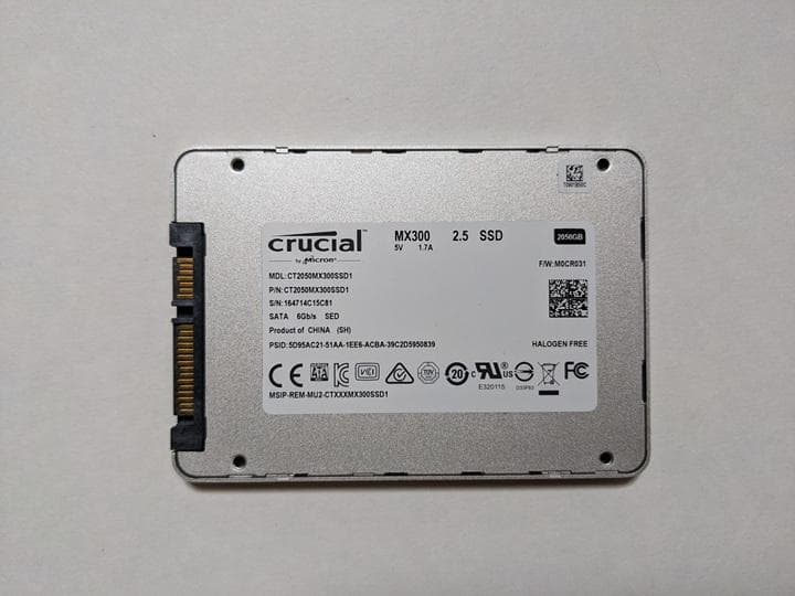 Crucial 内蔵型 ssd MX300 2050gb SATA 2TB