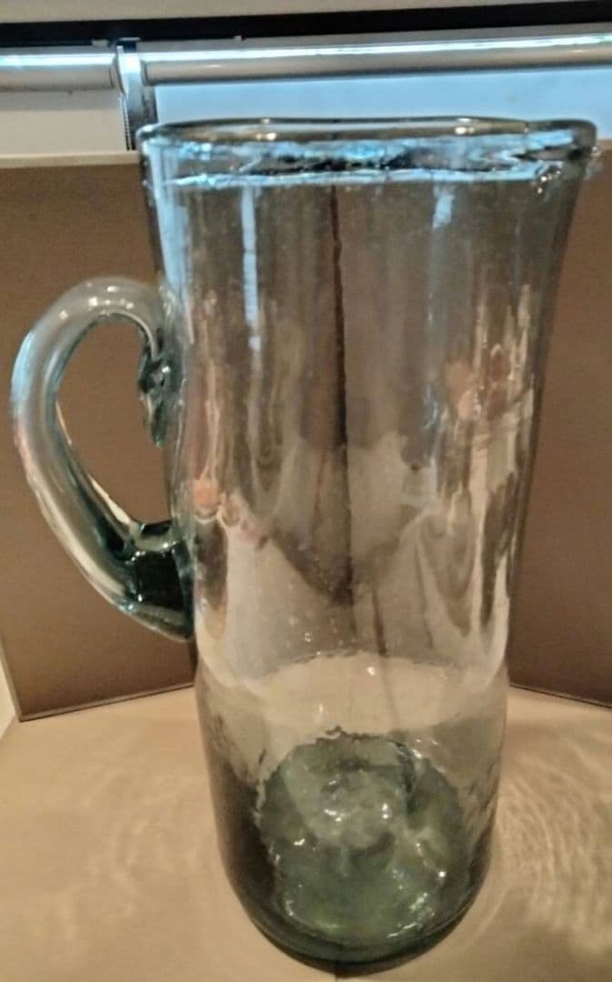 小谷眞三 倉敷ガラスアンティーク貴重なレア大きな花入れ1980年代購入