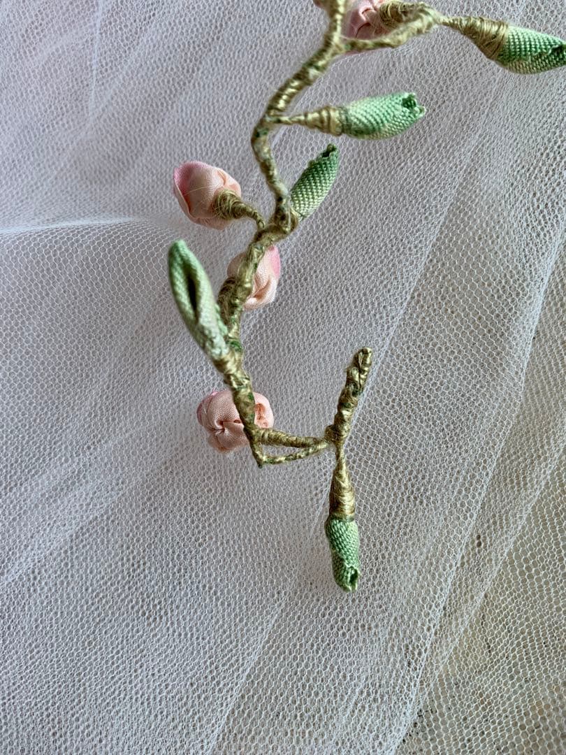 ドイツビンテージトゥシューズ※フランスアンティークシルクリボンロココ＆チュチュ