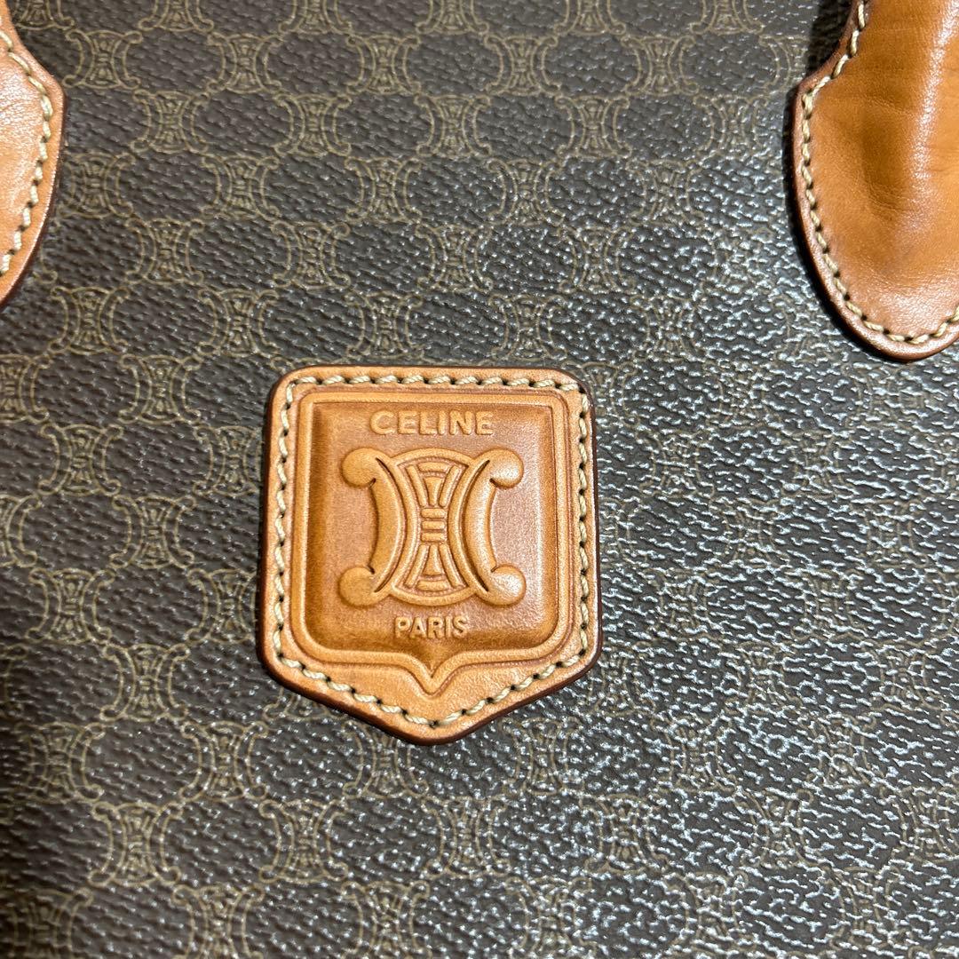 CELINE セリーヌ　レザー　トートバッグ　マカダム